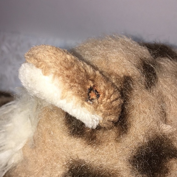 Vintage 1982 Gund Tamba Leopard Cheetah Kitten Cat Plush Stuffed Spots 9” Tall - Picture 9 of 9